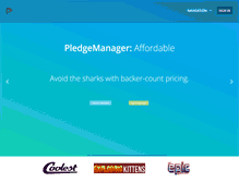 Tablet Screenshot of pledgemanager.com